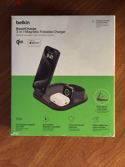 Belkin Wireless Charger | 3-in-1 | 15W | Black