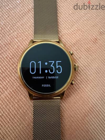 Fossil Julianna 5th Generation Touch Screen Smart Watch Stainless