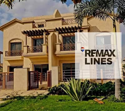 Villa for sale in Madinaty, Model E3, Group 25, Corner, North West, 320m land, 266m buildings, complete privacy and delivery in a year
