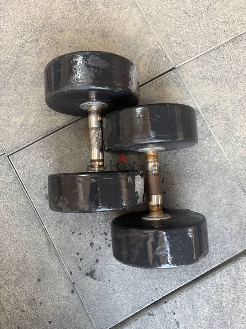 140kg dumbbells 3