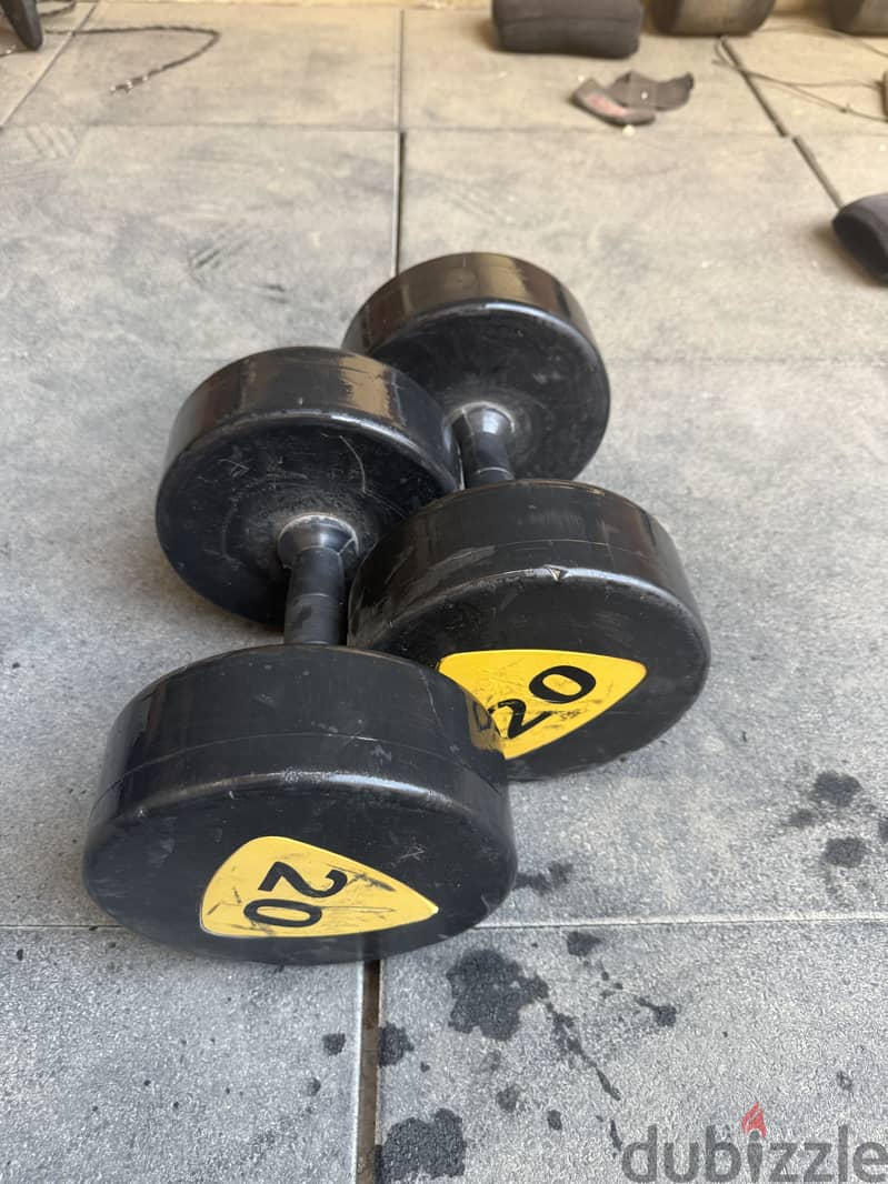 140kg dumbbells 4