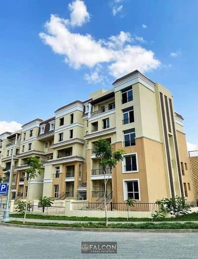 Garden villa duplex 206m with private garden, 2 floors, 4 rooms for sale in Saray El Mostakbal compound on the Suez Road next to Madinaty and El Shoro