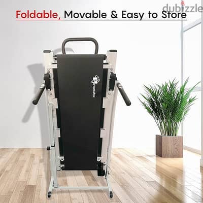 PowerMax Fitness MFT-410 4 in 1 Multifunction Manual Treadmill