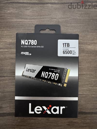 Lexar NQ780 1TB NVMe PCIe Gen4 SSD - جديد بالكرتونة- ضمان ٥ سنوات محلي