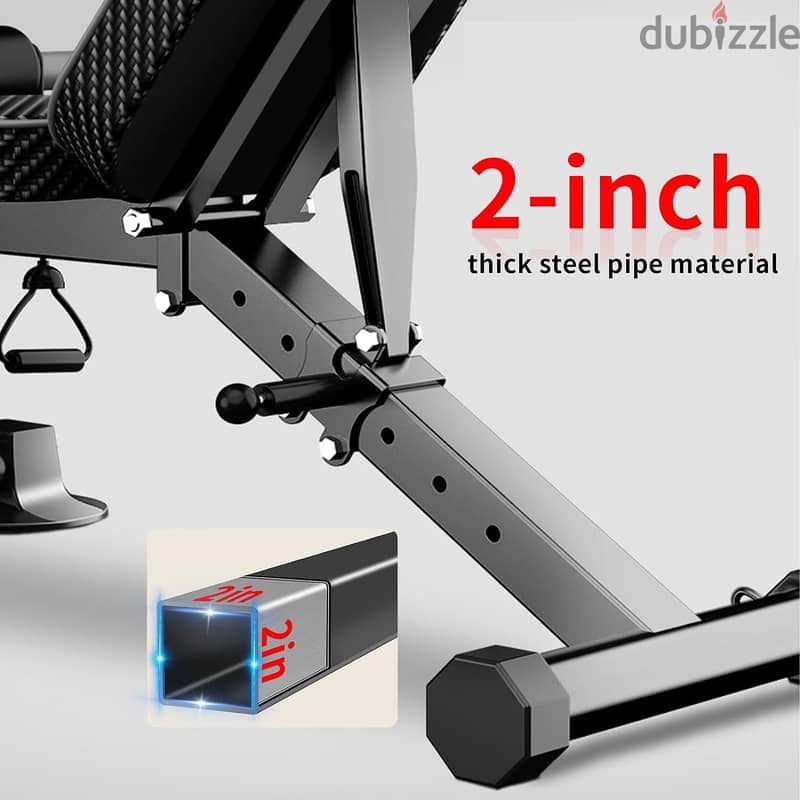 Ufit Multifunctional Adjustable Foldable Weight Sit Up Bench For Home 4