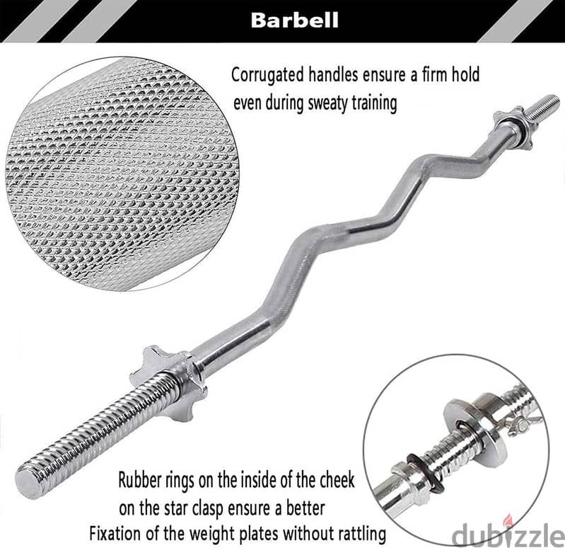 Curl Bar Weight Lifting Curl Bar 2