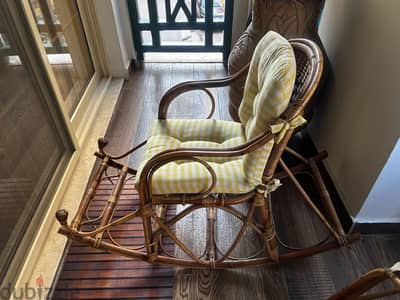 كرسي بامبو هزاز Bamboo Chair