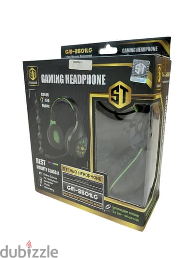  Standard GM-3501C Gaming Headset – حالة ممتازة