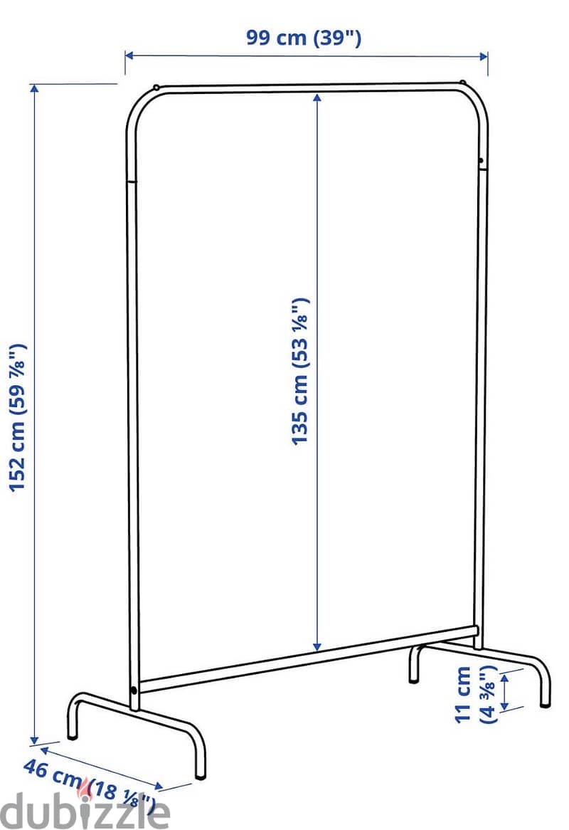 MULIG CLOTHES RACK 2