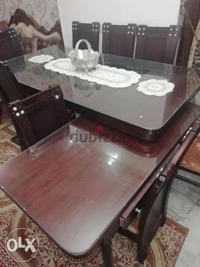 للبيع غرفة سفرة كاملة للبيع بحالة ممتازه