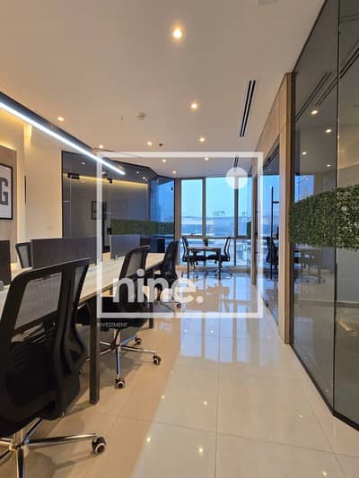 مكتب مفروش بالكامل للإيجار | Fully Furnished Office for Rent | ديركت على شارع التسعين الجنوبي South 90th Street، القاهرة الجديدة New Cairo