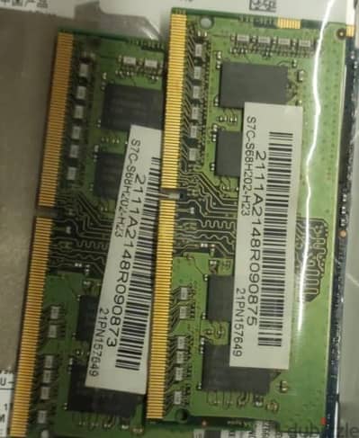 Laptop Ram ddr4 2x8 (16GB) 3200mhz CL22 Kingston