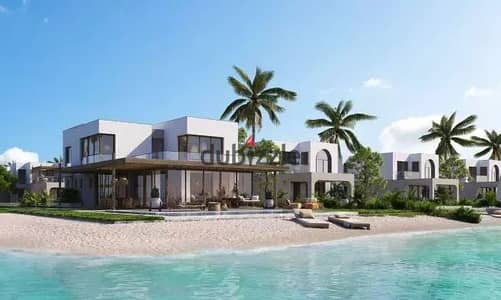 Luxury Lagoon View Townhouse Delivery Soon With Flexible Installments / 3 Bedroom Townhouse Villa For Sale in The Med Ras El Hekma North Coast