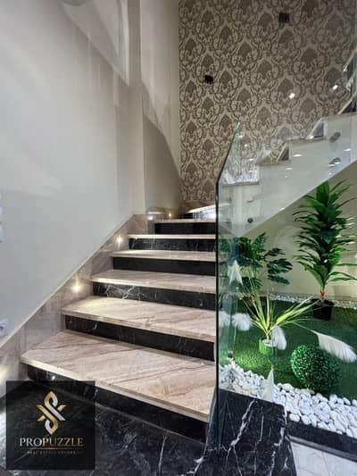 Fully furnished 120 sqm duplex in North Lotus, New Cairo.