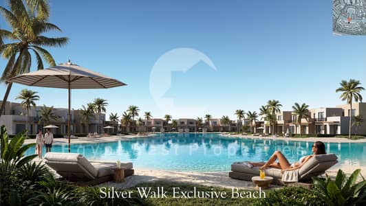 Only 5% Down Payment with Sawiris to Own a 3-Bedroom Townhouse, Steps from the Beach & Commercial Area in Silver Sands