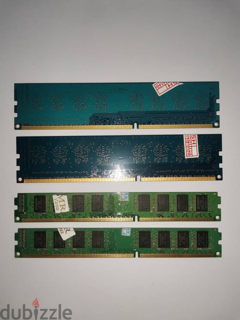 RAM DDR3 (4x2GB) total 8gb 1