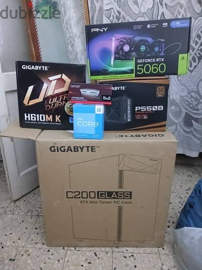 تجميعة جيل 13+RTX 5060+16g ddr5
