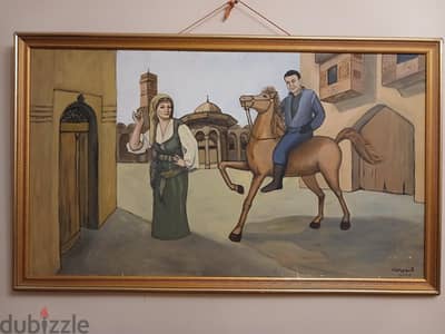 لوحة زيت موقعة ٢٠٠٨