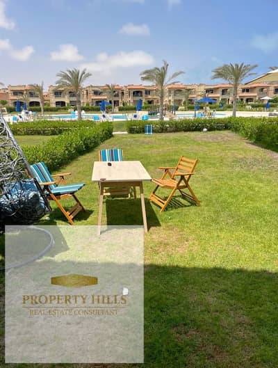 A special discount chalet for sale with an open sea view, fully finished at La Vista Bay East - North Coast