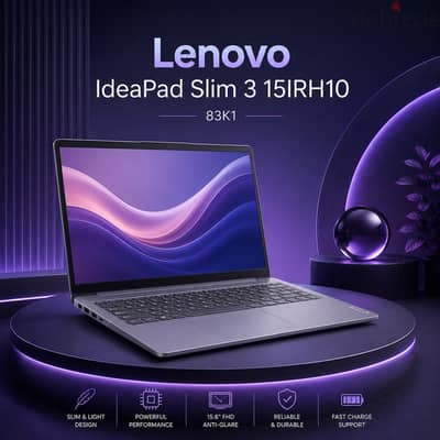 Lenovo Ideapad i7 13th-16-512 With Box لابتوب لينوفوممتاز جدا للطلبه