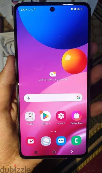 samsung m51 حاله محترمه بطاريه ٧٠٠٠