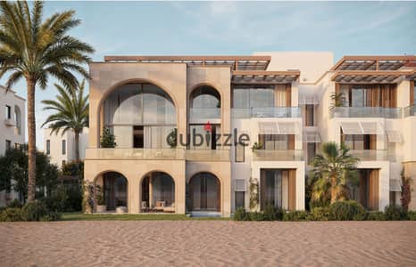 Luxury Twin Villa 1st Row Lagoon Near Delivery With Flexible Installments in El Gouna Red Sea By Orascom Sawiris