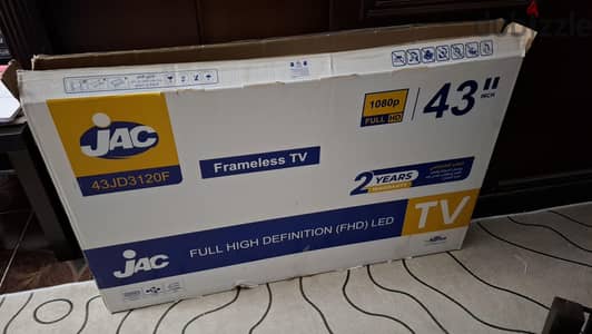 jac tv 43 inch . . . . شاشه جاك