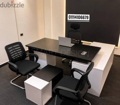 مكتب اداري مودرن - مكتب مدير مودرن - اثاث مكتبي - desk متاح تسليم فوري