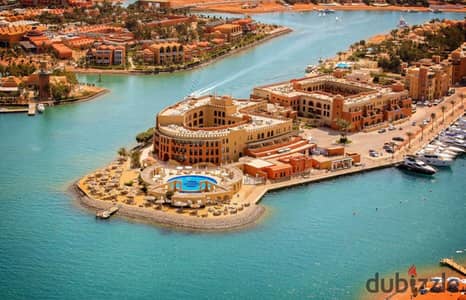 First Row Lagoon Villa Delivery Soon With Small Down Payment in El Gouna Orascom Sawiris - Red Sea