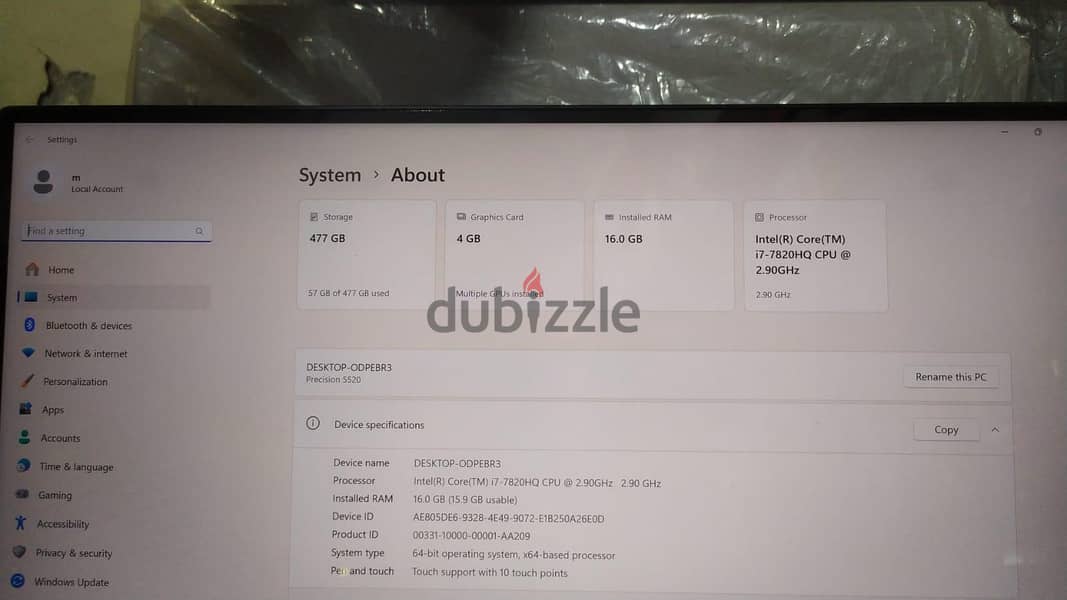 Dell Precision 5520 Laptop 1