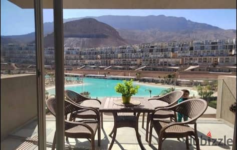 Chalet for sale fully finished panoramic view directly on the sea sea view in Il Monte Galala Ain El Sokhna minutes from La Vista and Hills