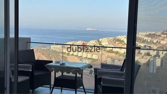Chalet for sale fully finished with a panoramic view directly on the sea in Al Mont Galala Ain Sokhna, minutes from La Vista and Hills il monte galala ain el sokhna