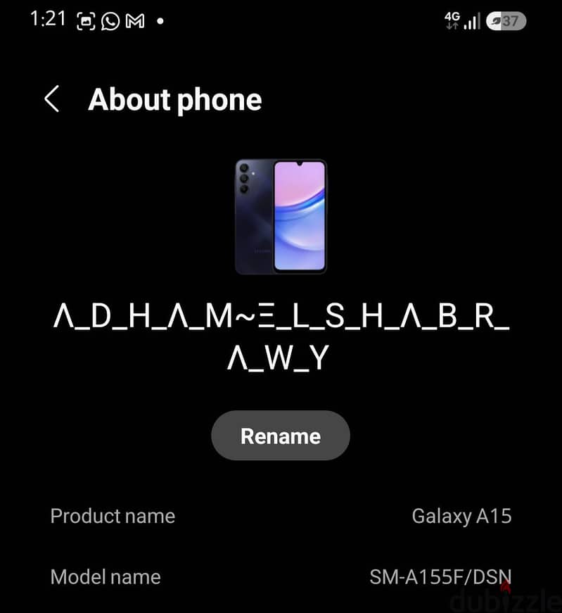 Samsung A15 4