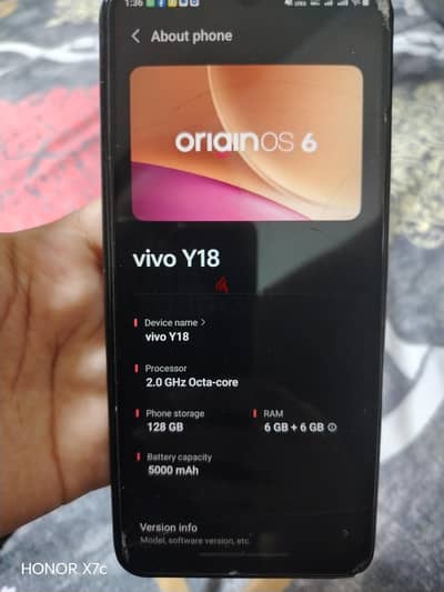 vivo y 18
