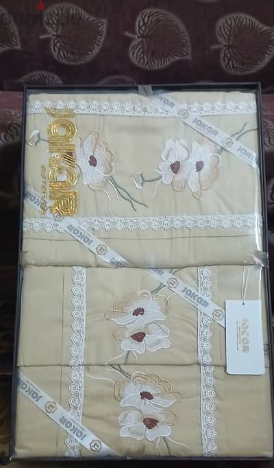 ملايه جاكار موديل كرمله   قطن طبيعي 100 / ٪