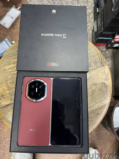 Huawei Mate X7 dual sim 512G Red جديد فتحت علبة