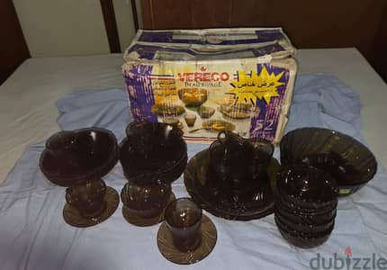 طقم عسلي فرنساوي ٥١ قطعة