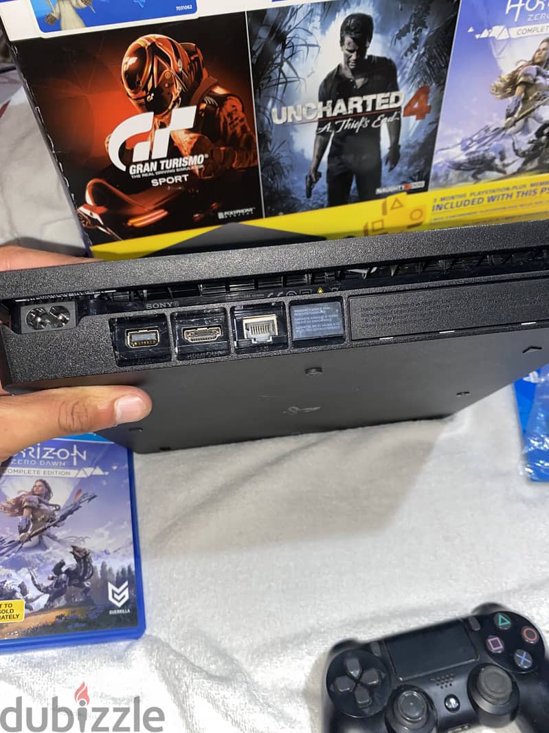 ps4 slim 500gb light used 7