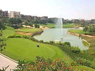 فيلا 1200 م ترى الجولف ب حمام سباحة مفروشة للايجار في قطامية ديونز