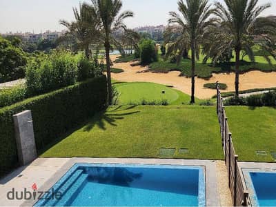 Twin house with pool and Jacuzzi overlooking golf for rent