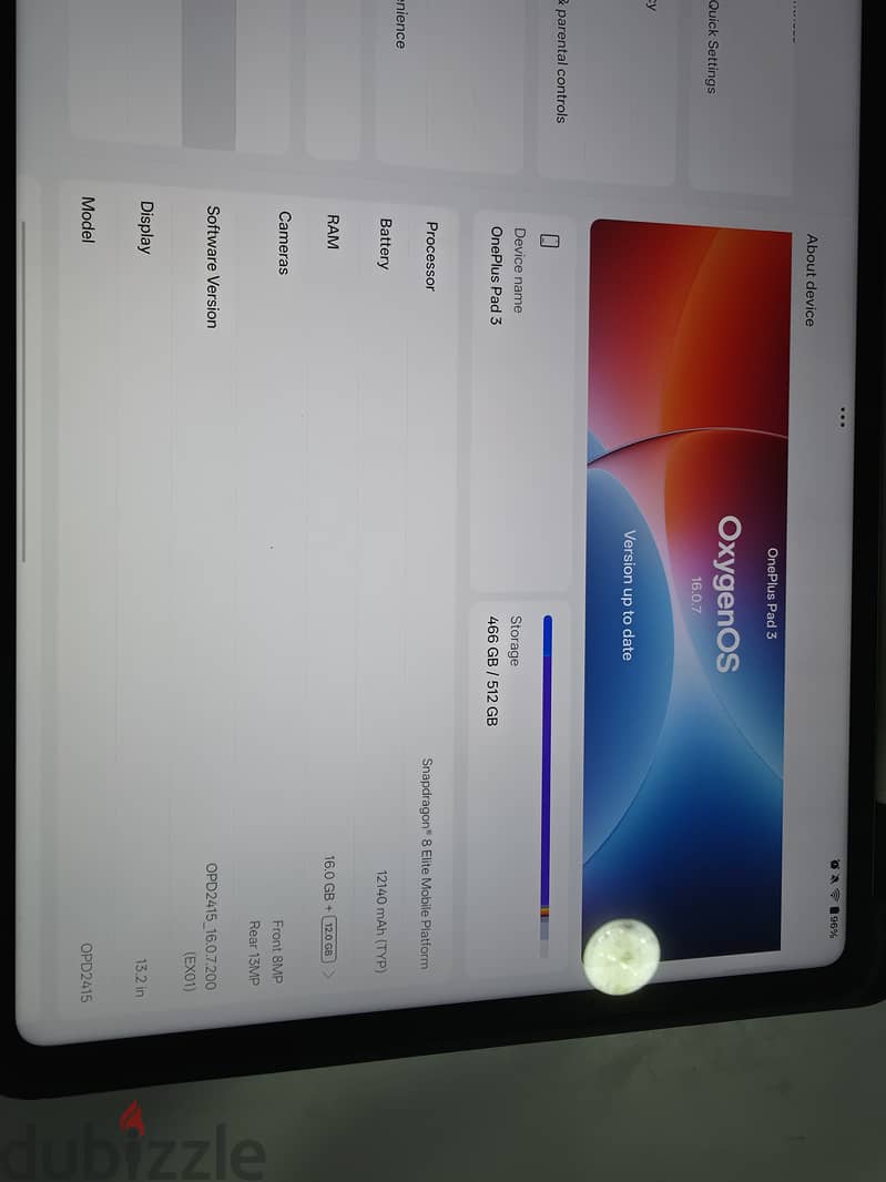 One plus pad 3 4