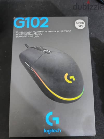 ماوس Logitech g102 جديد متبرشم
