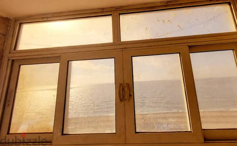 تقفيله بلكونه الوميتال زجاج دابل ٣ متر و٦٠ ارتفاع ١٥٠ اسكندريه الشاطبي