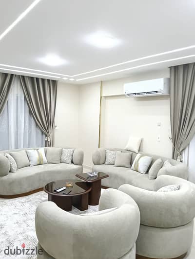 For Rent in the Heart of the Golden Square in Nasr City  An exceptional location next to City Stars. A luxurious apartment in one of the most prestigi