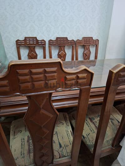 ترابيزه سفره و ٨ كراسي ونيش
