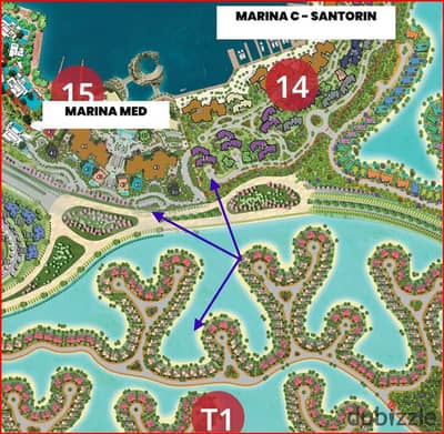 Luxury Twin House for Sale in SouthMED Egypt | First Row Marina | 310m² Land | Direct Marina & Crystal Lagoons View
