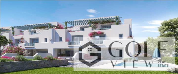 Chalet for sale, ground 92m with a garden 60m in Mountain View Ras El Hikma - North Coast