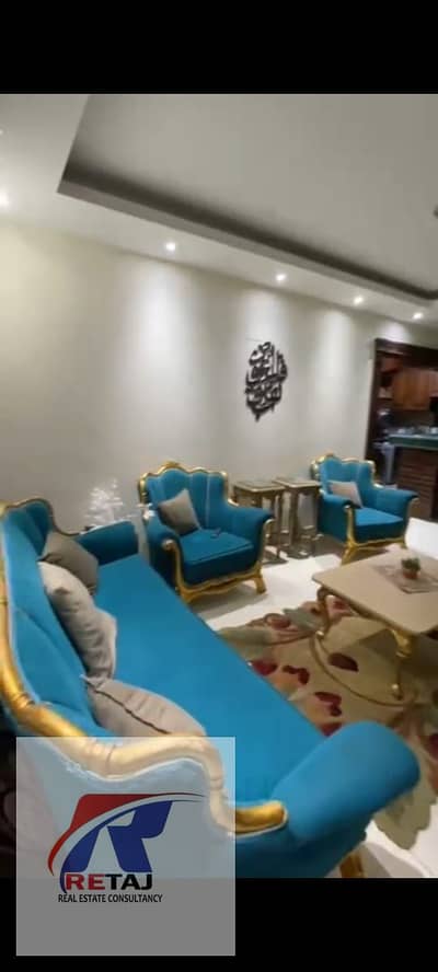 شقة مفروشة للإيجار خلف كونكورد بلازا | 108م | كمبوند حي عربية بالتجمع الخامس