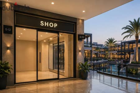 محل تجاري للبيع 25م +6م خارجي سوار الشروق Swar Mall El Shorouk مقدم تعاقد 484 ألف