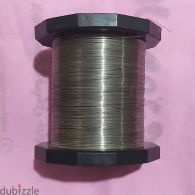 سلك نيكل كروم مبروم كانتال أصلي Kanthal A1 مقاس 0.4 مم